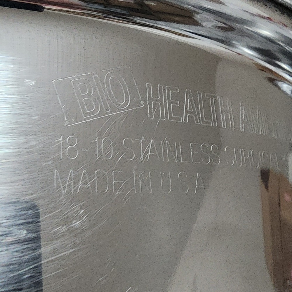 Bio Health America Stainless Steel Pot with lid - Picture 7 of 9